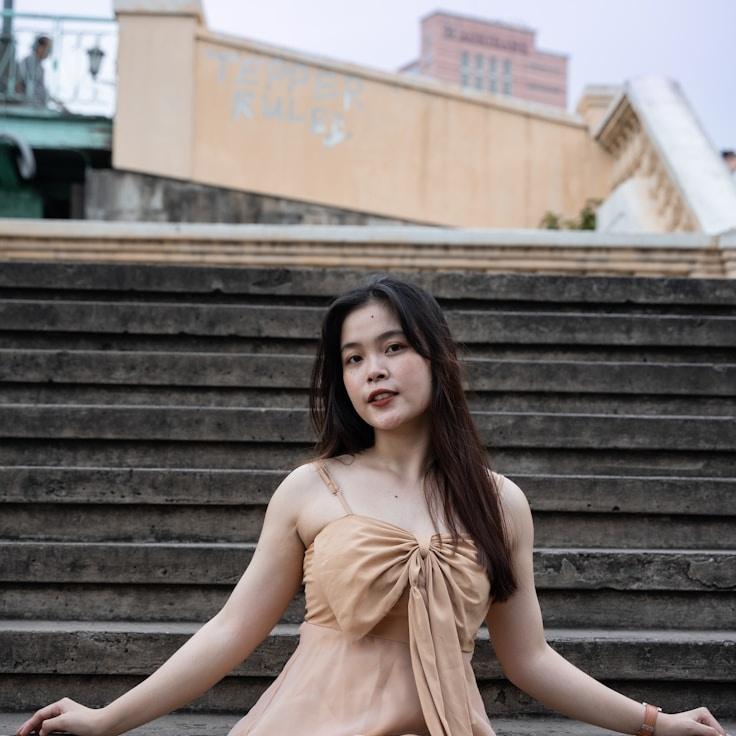 Portrait of Lin Chen, group coordinator and fusion cooking expert